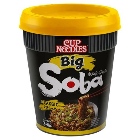 nissin soba noodles|Nissin Soba Wok Style Noodles Big Pot 115g